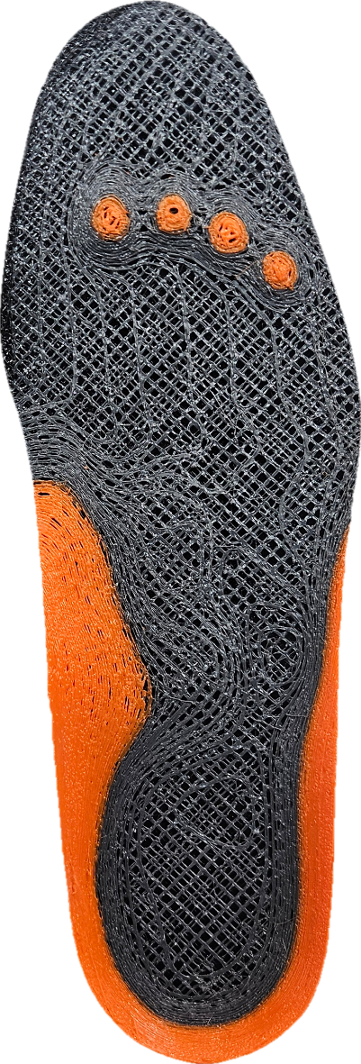 Get Grounded golf insole showing its four proprietary elements